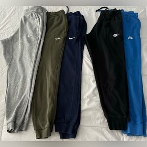 Lot of MENS NIKE jogger/sweat pants SIZE SMALL